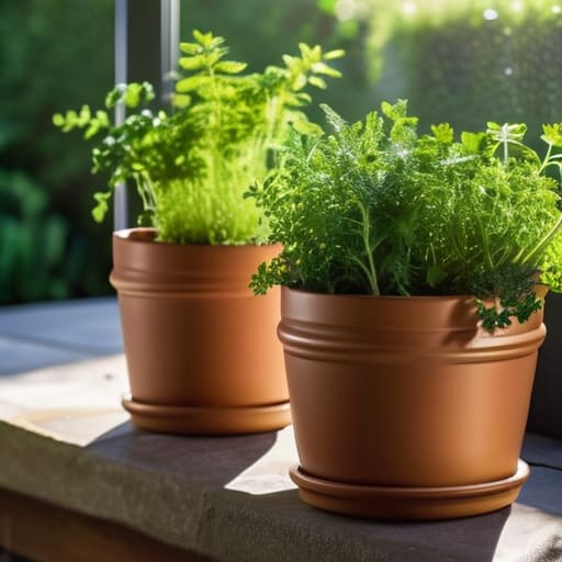Optimizing herb garden sunlight requirements.
