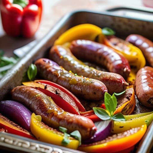 Roasted Sausage, Peppers, and Onions pan.