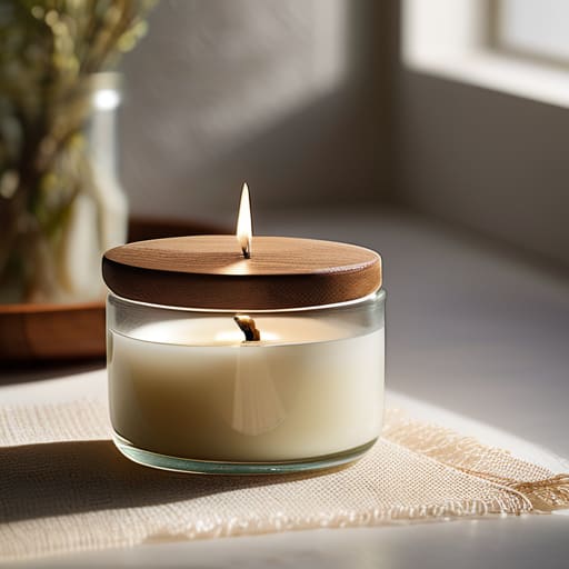 Cozy Vibes with Custom Candles for parties.