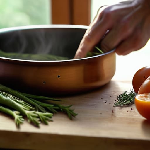 Making Space for the Flavor through cooking.