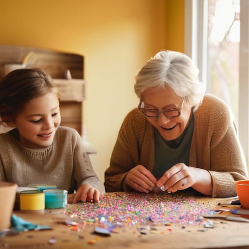Family crafting: The Best Part is the Mess.
